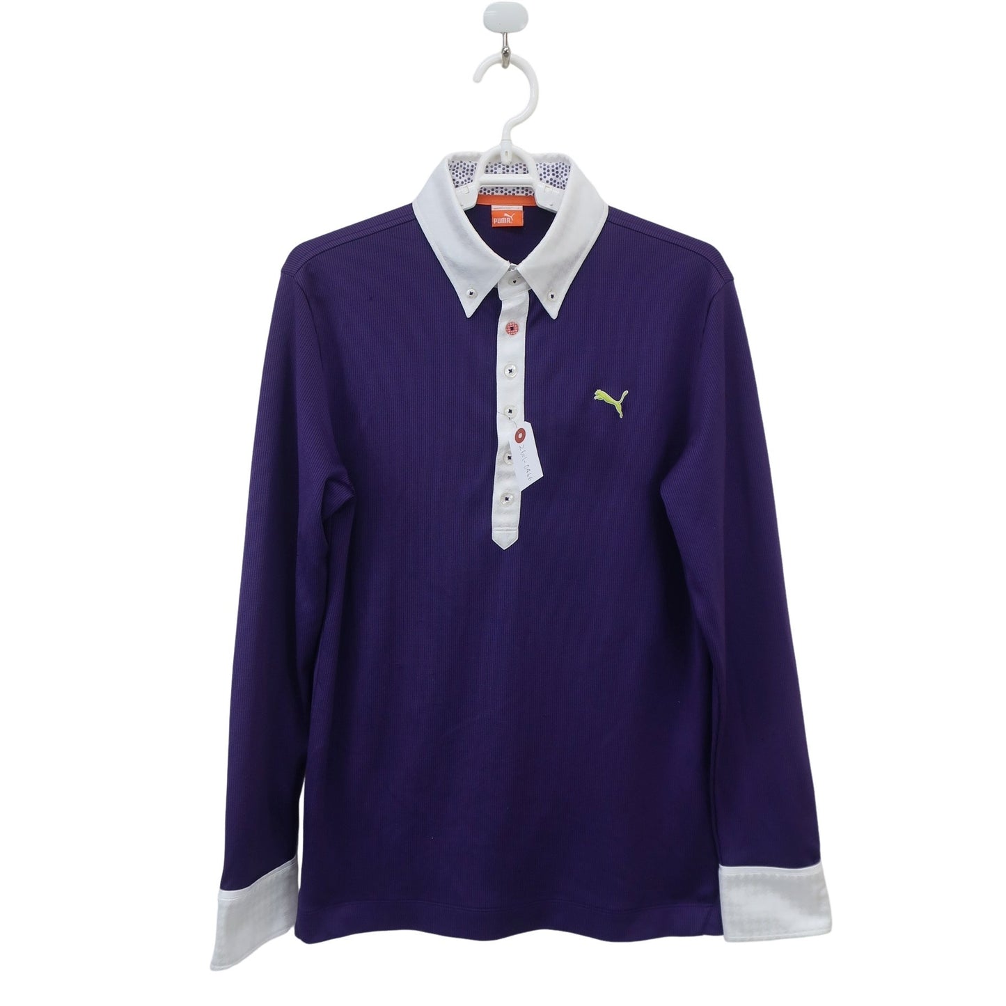 PUMA GOLF(プーマゴルフ) 長袖ポロシャツ 紫 メンズ L A