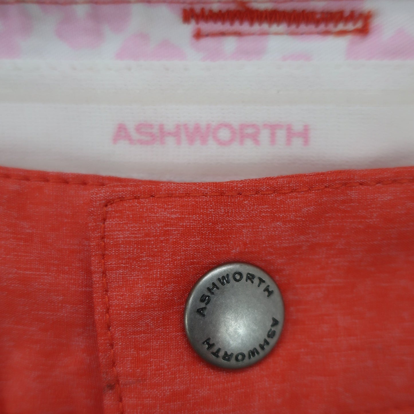 ASHWORTH1 ナイロンパンツ 赤 レディース L A