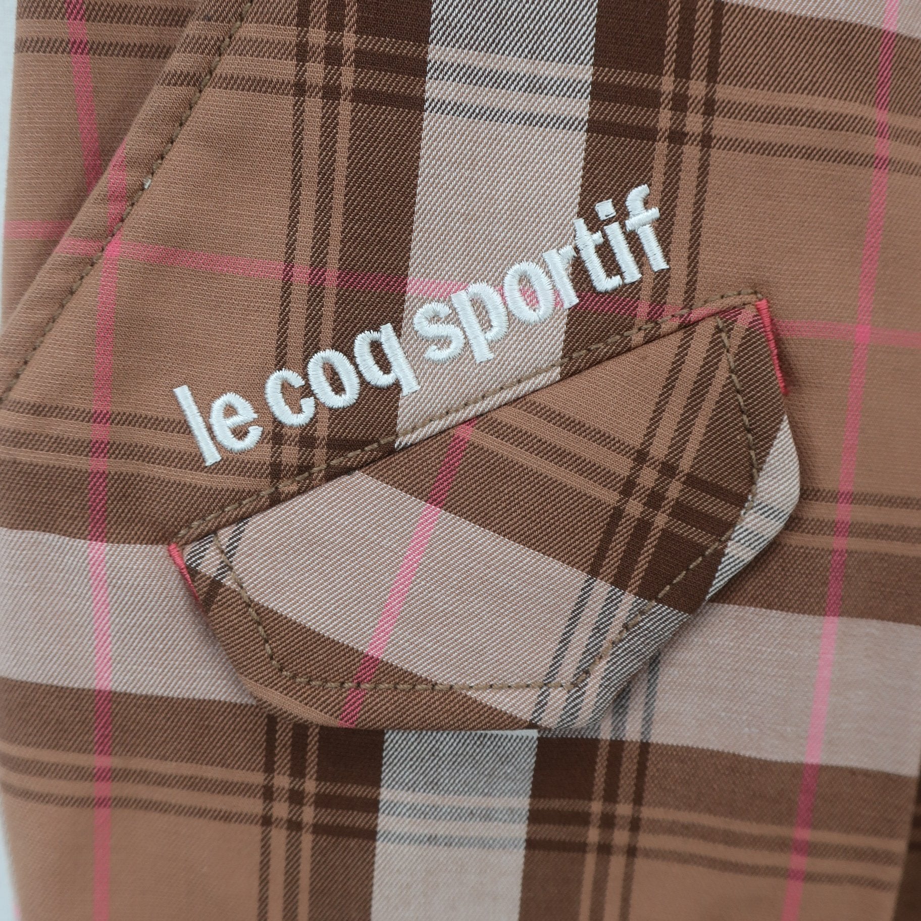 le coq sportif1 パンツ ベージュチェック レディース 9 A