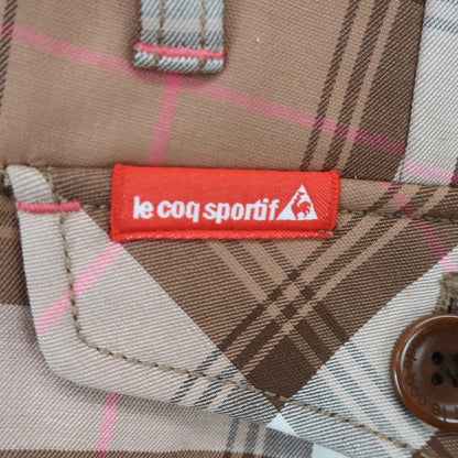 le coq sportif1 パンツ ベージュチェック レディース 9 A