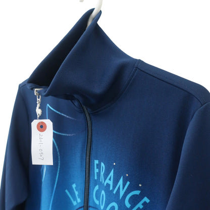 le coq sportif(ルコックスポルティフ) フルジップジャケット 青系 レディース L A