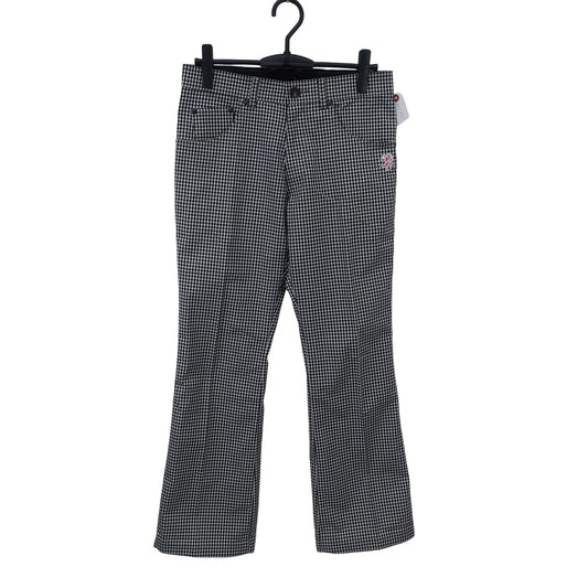 Admiral1 パンツ 白黒チェック レディース LL A