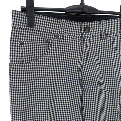 Admiral1 パンツ 白黒チェック レディース LL A