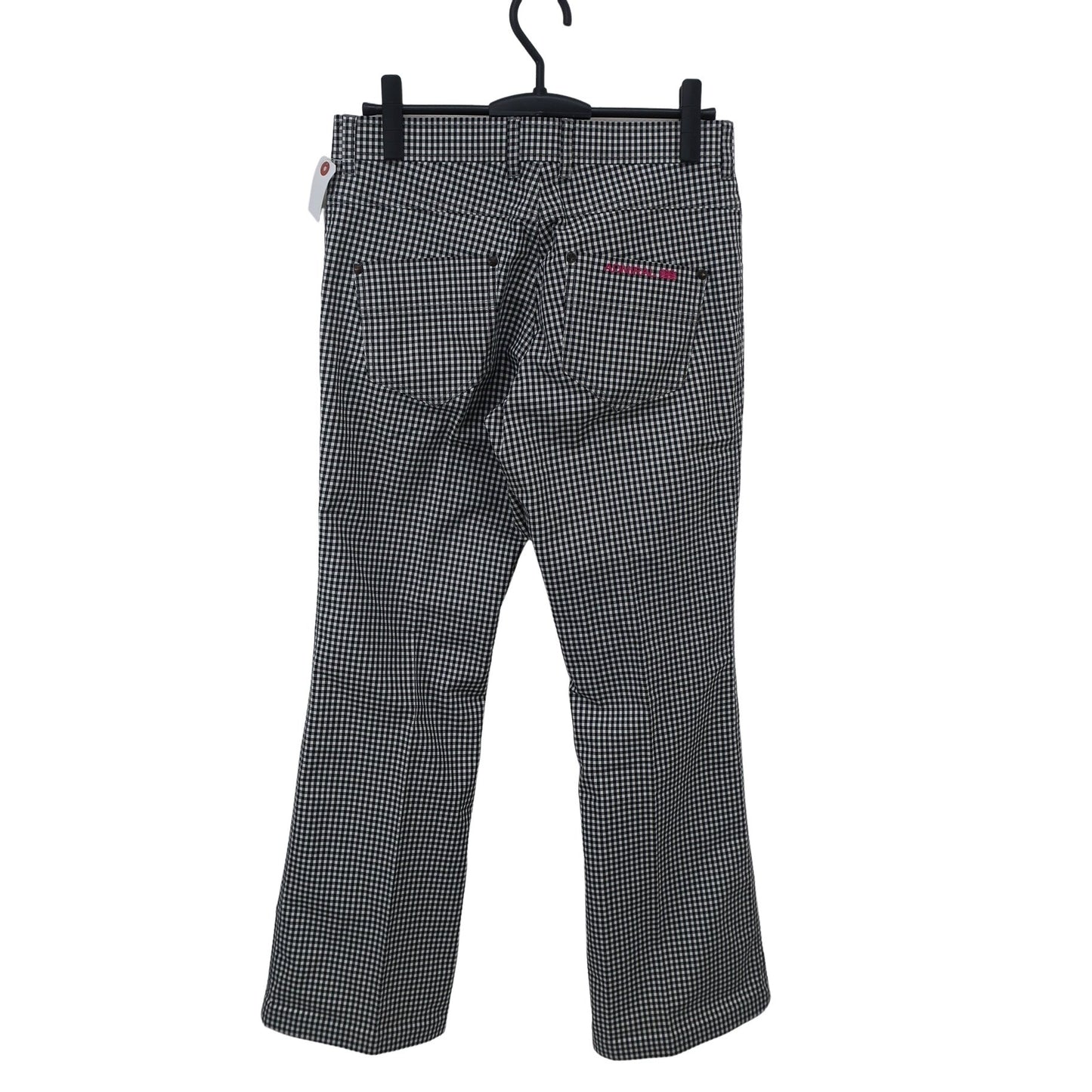 Admiral1 パンツ 白黒チェック レディース LL A