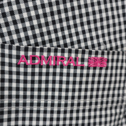 Admiral1 パンツ 白黒チェック レディース LL A