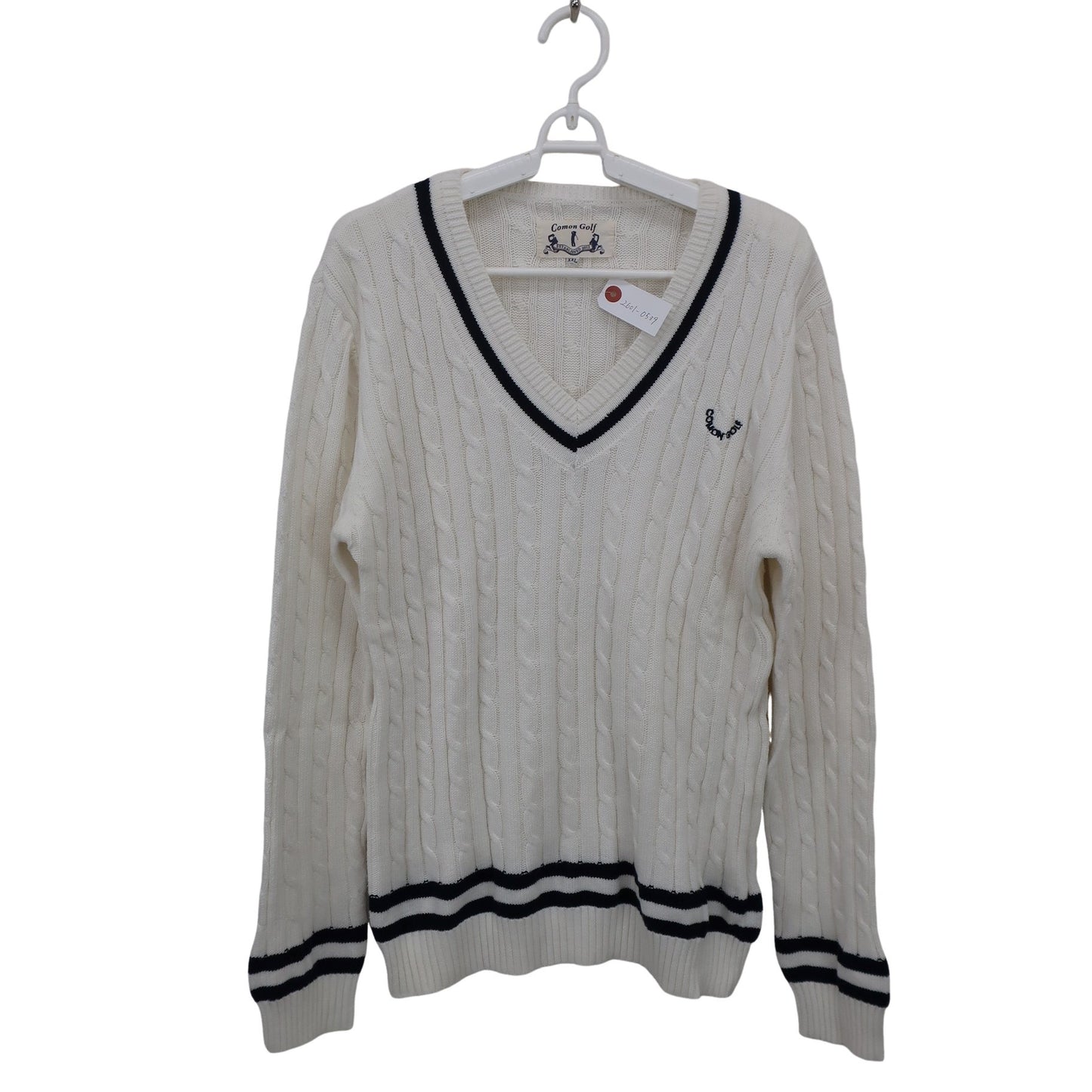 COMON GOLF(コモンゴルフ) セーター 白 メンズ XXL A