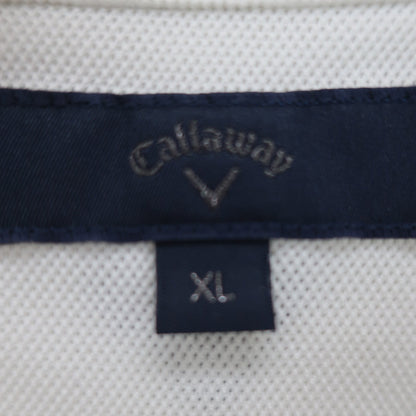 Callaway(キャロウェイ) ポロシャツ 白ネイビー メンズ XL 241-157667 A