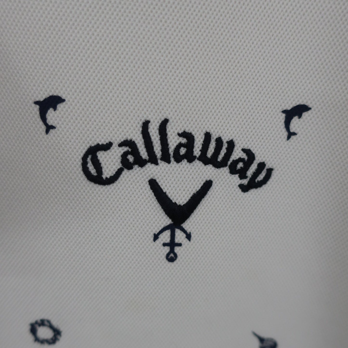 Callaway(キャロウェイ) ポロシャツ 白ネイビー メンズ XL 241-157667 A