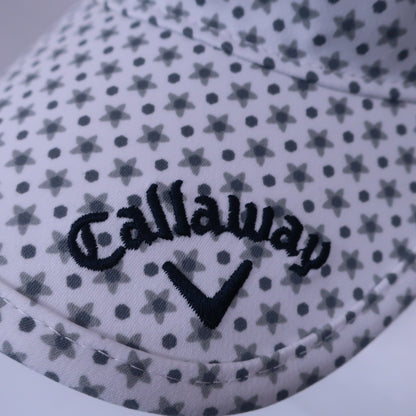 Callaway(キャロウェイ) キャップ 白グレー星柄 メンズ フリーサイズ A