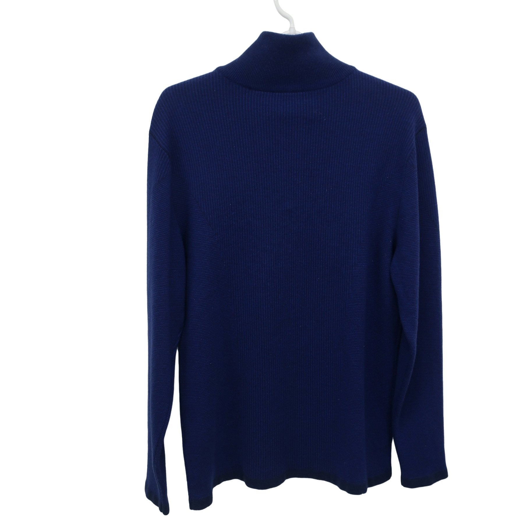 DESCENTE(デサント) ハーフジップセーター 青 メンズ M A