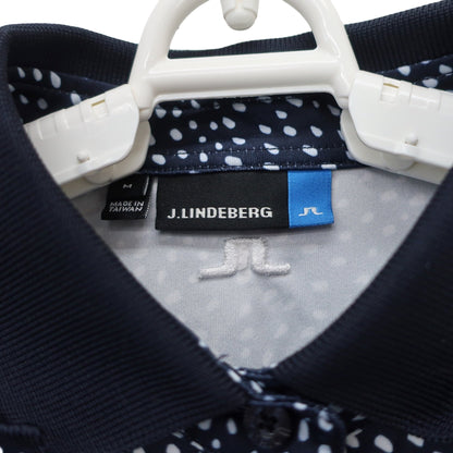 J.LINDEBERG(ジェイ リンドバーグ) ポロシャツ ネイビー白 レディース M A