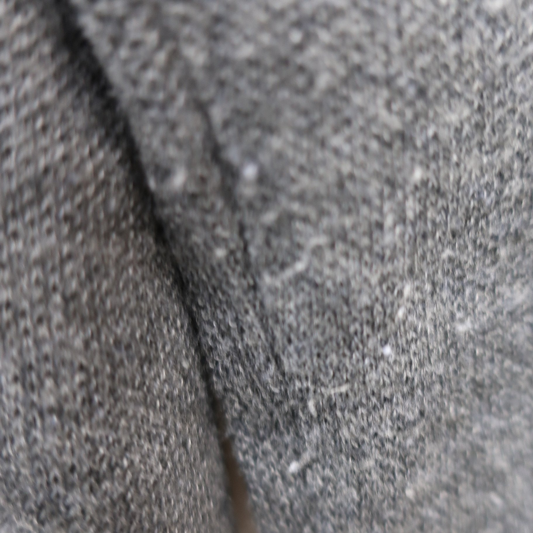 DESCENTE(デサント) ハーフジップニットシャツ 白グレー レディース M A