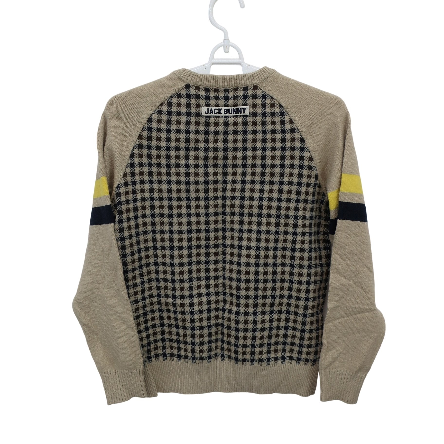 Jack Bunny(ジャックバニー) セーター ベージュチェック レディース 0 263-9270050 A