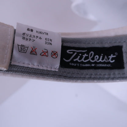 Titleist(タイトリスト) サンバイザー 白 メンズ フリーサイズ B