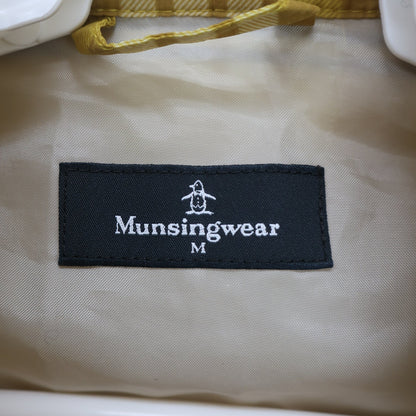 Munsingwear(マンシングウェア) ナイロンジャケット 黄色チェック レディース M A