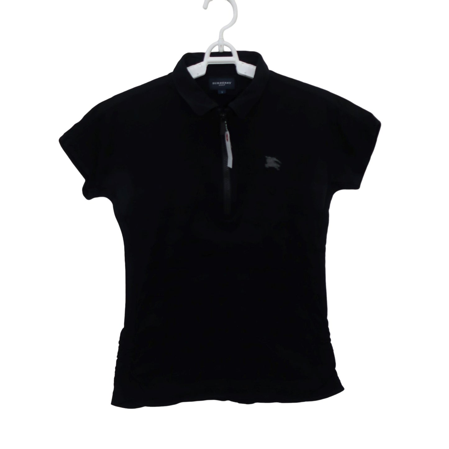 BURBERRY GOLF(バーバリーゴルフ) ハーフジップシャツ 黒 レディース 2 B