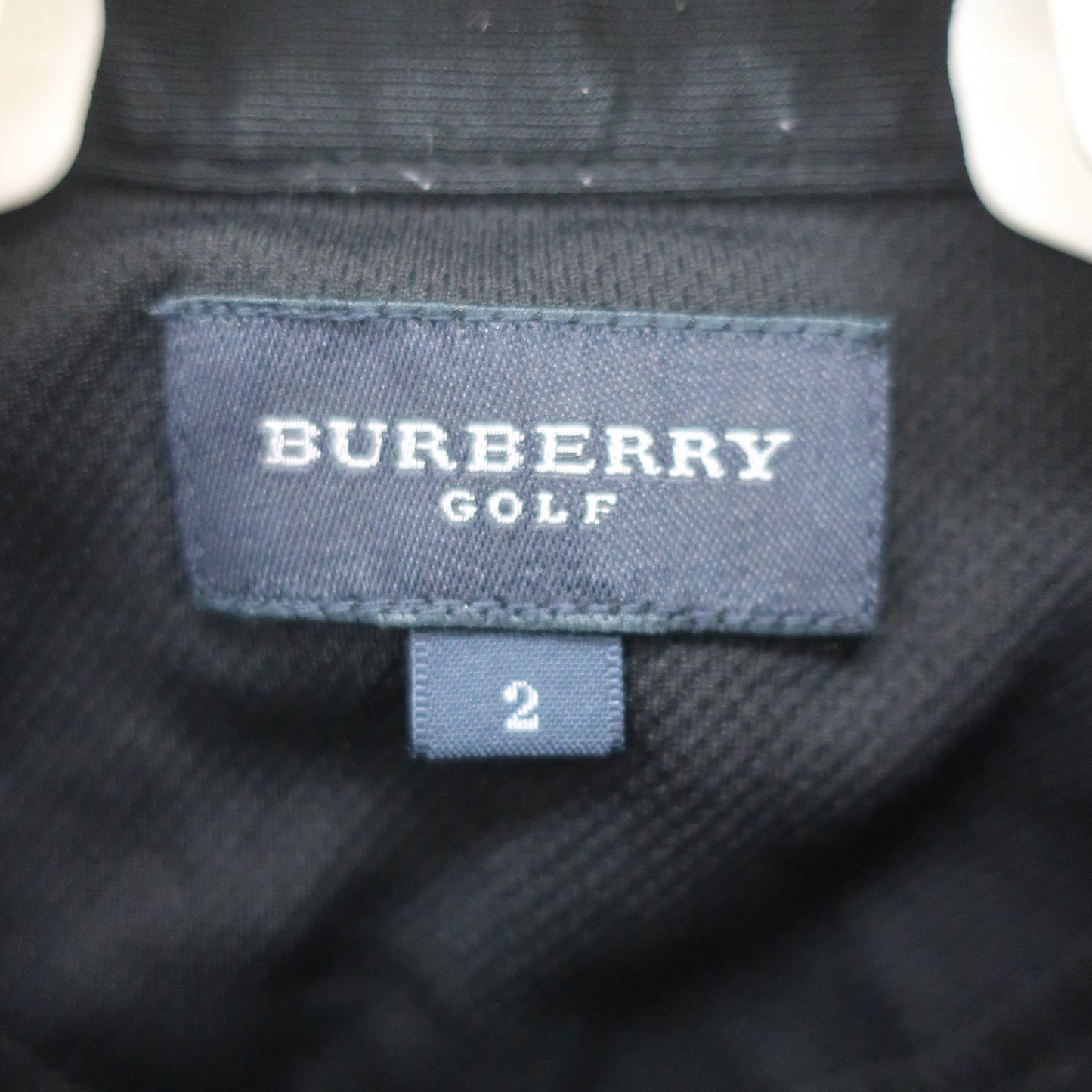BURBERRY GOLF(バーバリーゴルフ) ハーフジップシャツ 黒 レディース 2 B