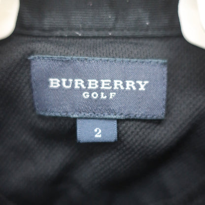 BURBERRY GOLF(バーバリーゴルフ) ハーフジップシャツ 黒 レディース 2 B