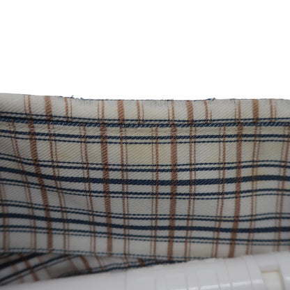 BURBERRY(バーバリー) 長袖シャツ 白ベージュチェック メンズ M B