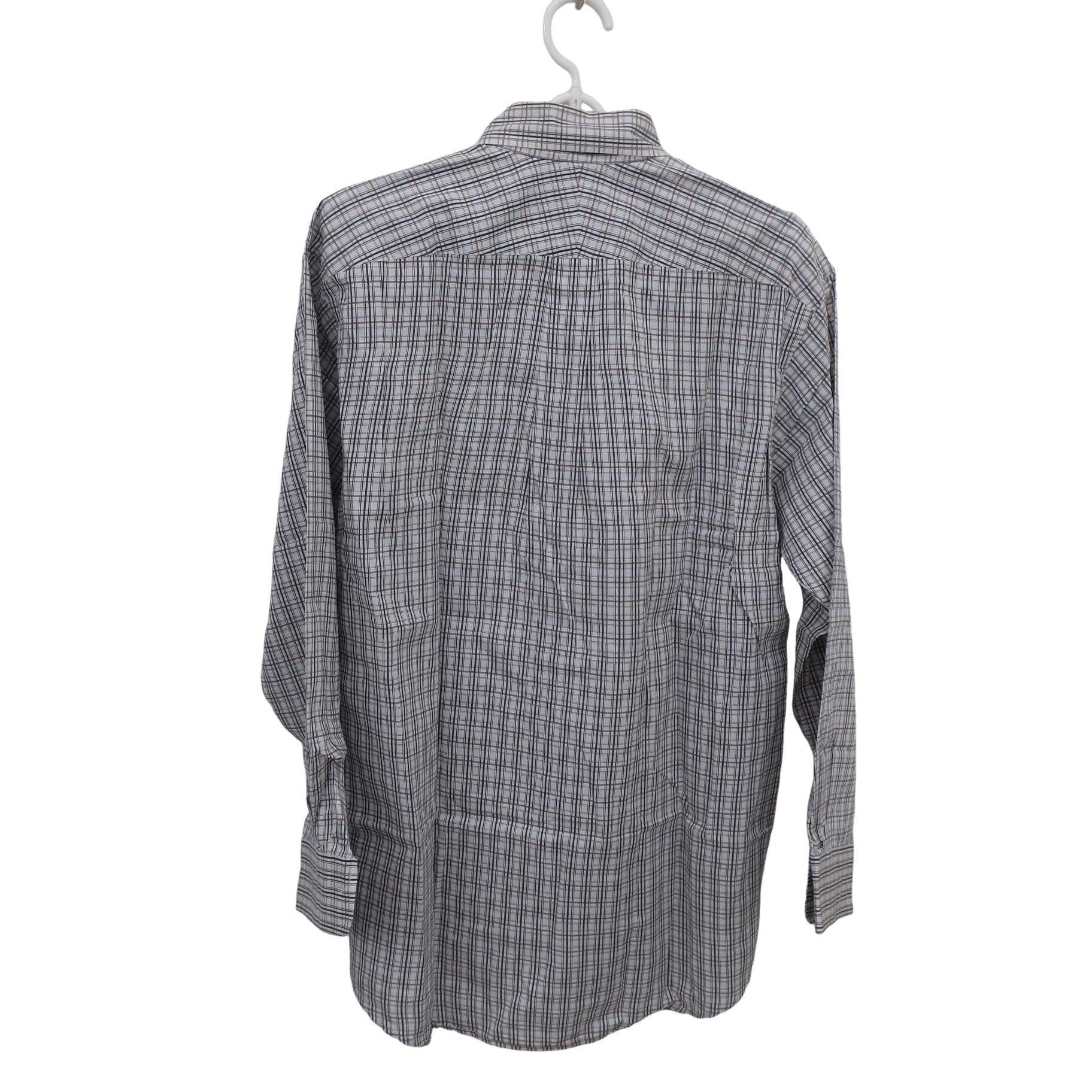 BURBERRY(バーバリー) 長袖シャツ 白ベージュチェック メンズ M B