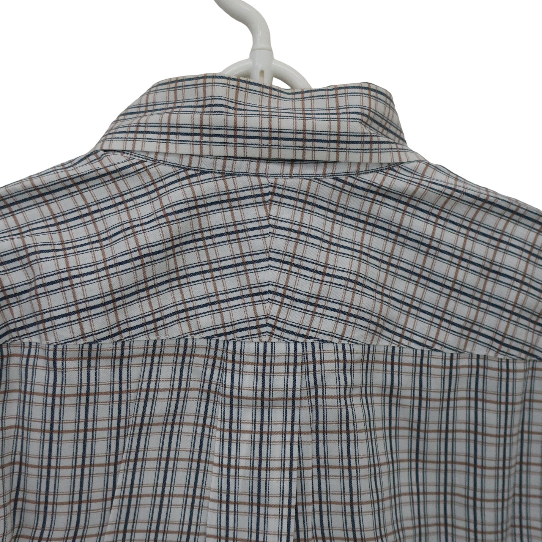 BURBERRY(バーバリー) 長袖シャツ 白ベージュチェック メンズ M B