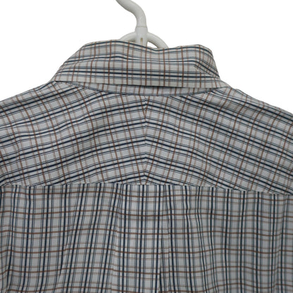 BURBERRY(バーバリー) 長袖シャツ 白ベージュチェック メンズ M B