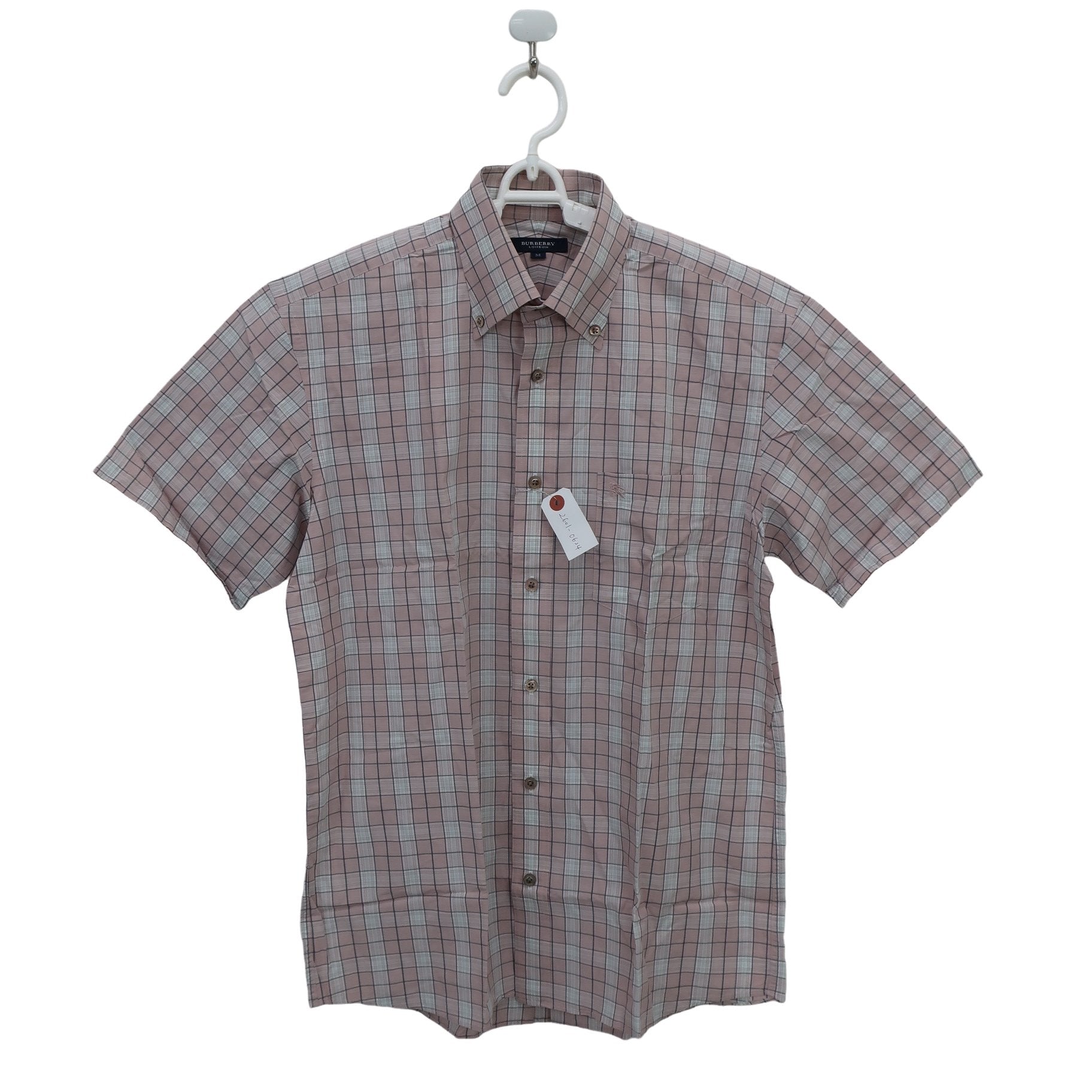 BURBERRY(バーバリー) 長袖シャツ ピンクチェック メンズ M A