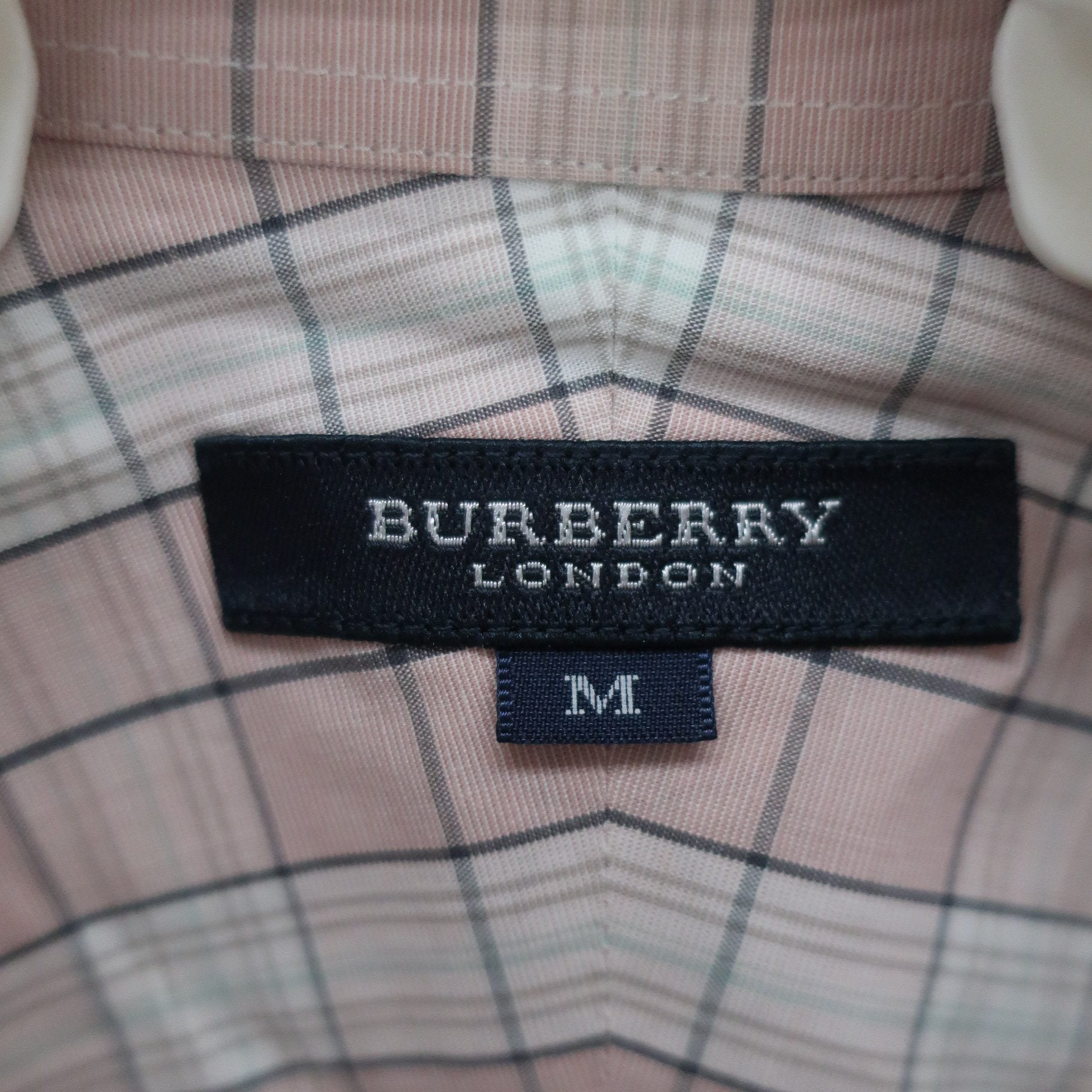 BURBERRY(バーバリー) 長袖シャツ ピンクチェック メンズ M A