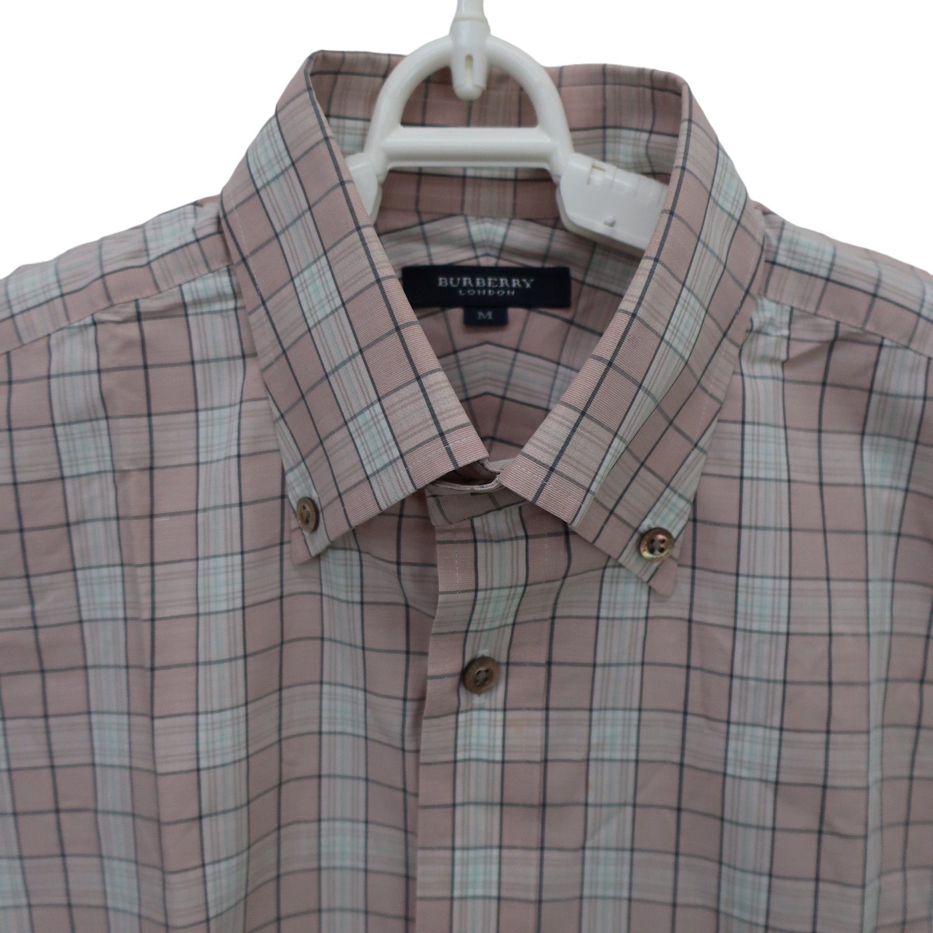 BURBERRY(バーバリー) 長袖シャツ ピンクチェック メンズ M A
