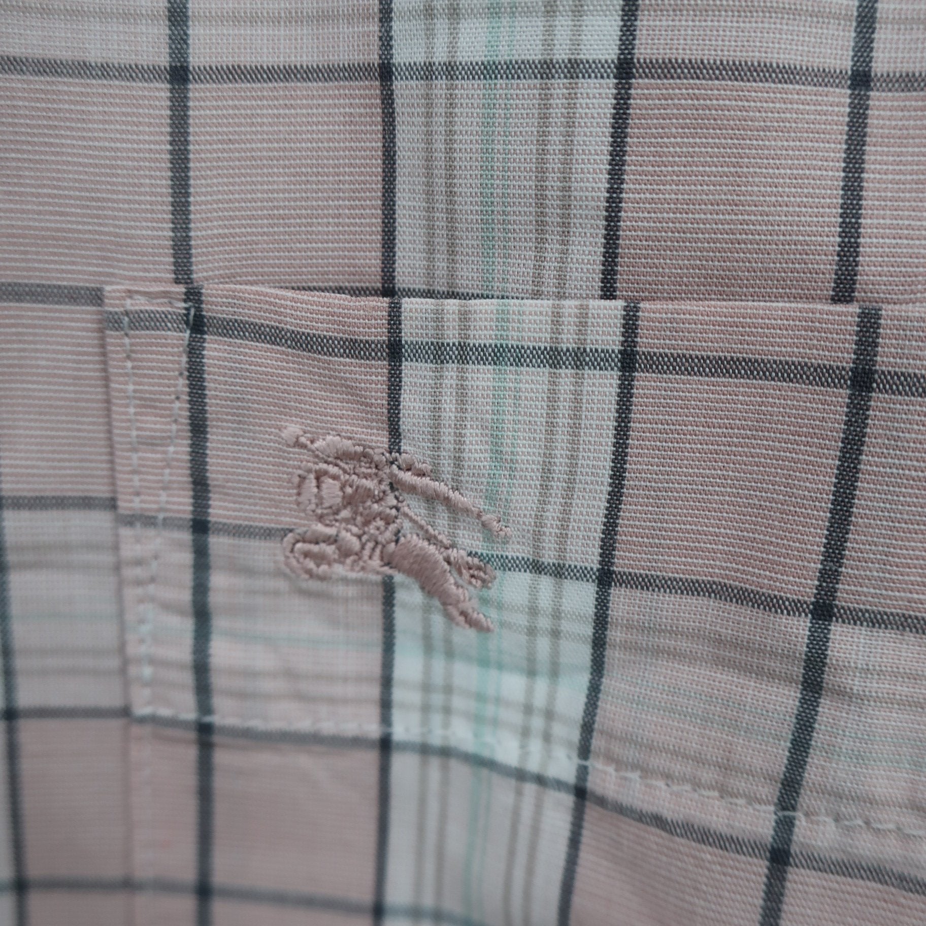 BURBERRY(バーバリー) 長袖シャツ ピンクチェック メンズ M A
