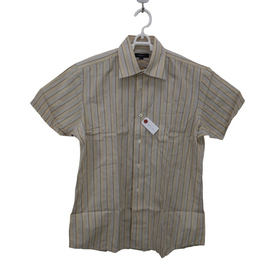 BURBERRY(バーバリー) 半袖シャツ ベージュ系ストライプ メンズ M A