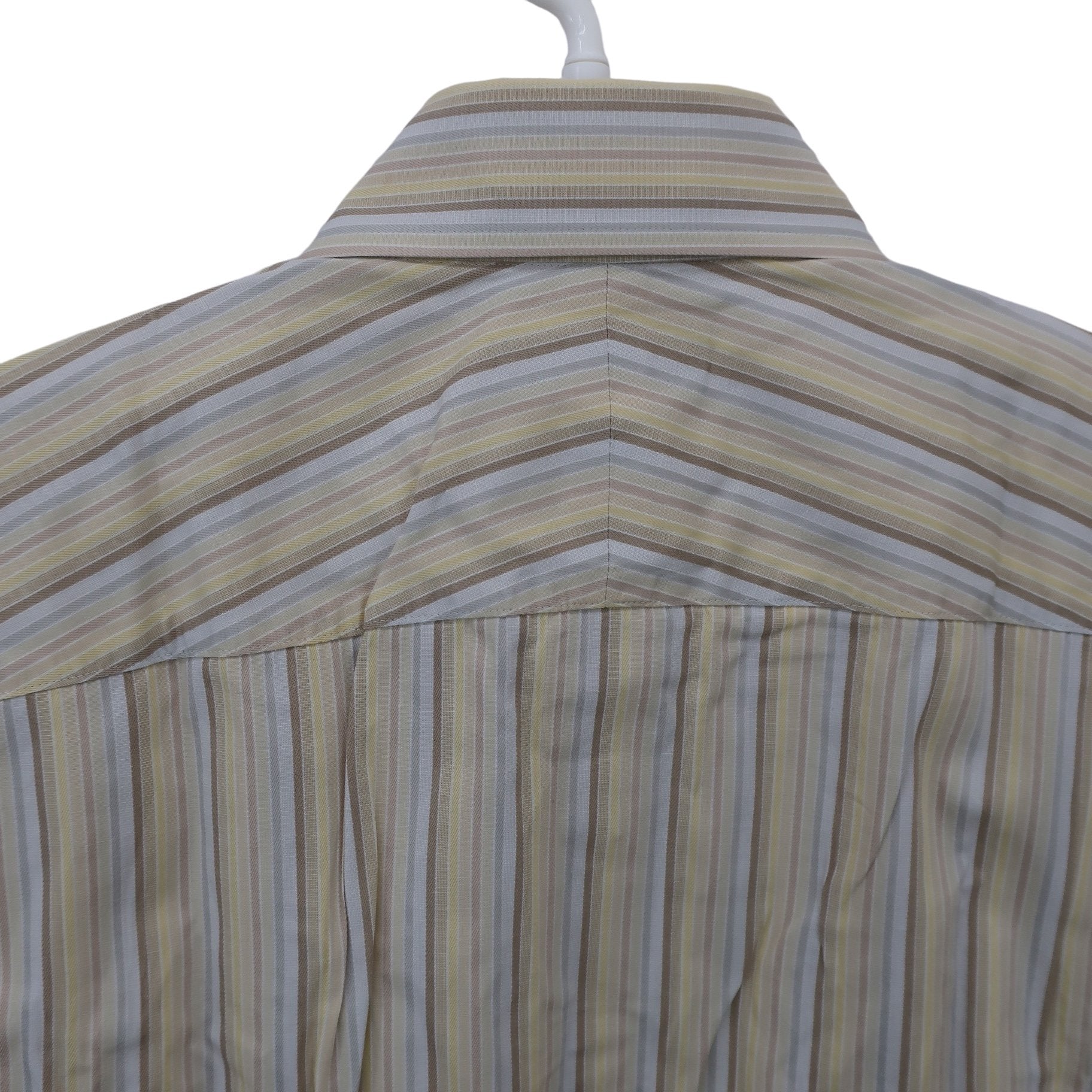 BURBERRY(バーバリー) 半袖シャツ ベージュ系ストライプ メンズ M A