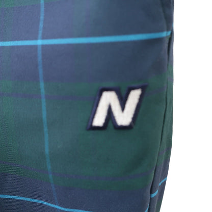 New Balance golf1 パンツ 緑チェック レディース 2 012-7131505 A