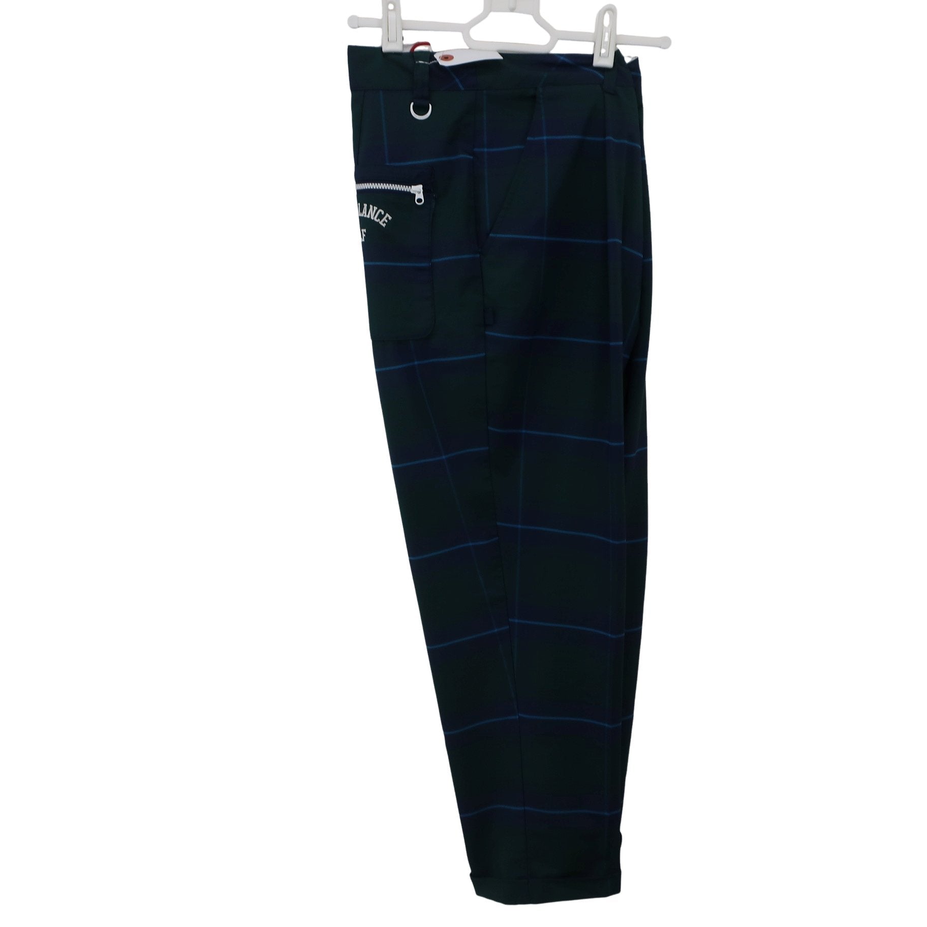 New Balance golf1 パンツ 緑チェック レディース 2 012-7131505 A