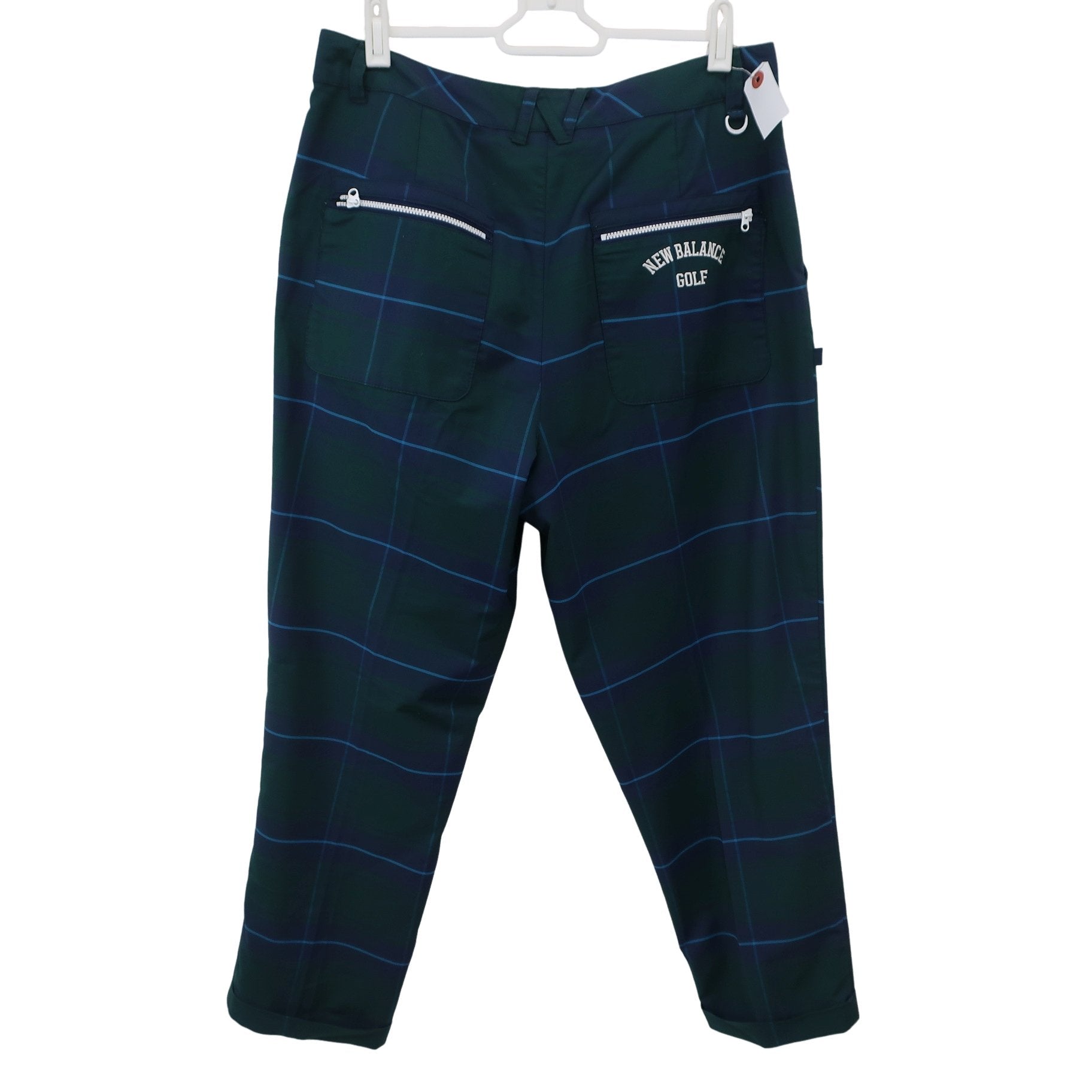 New Balance golf1 パンツ 緑チェック レディース 2 012-7131505 A