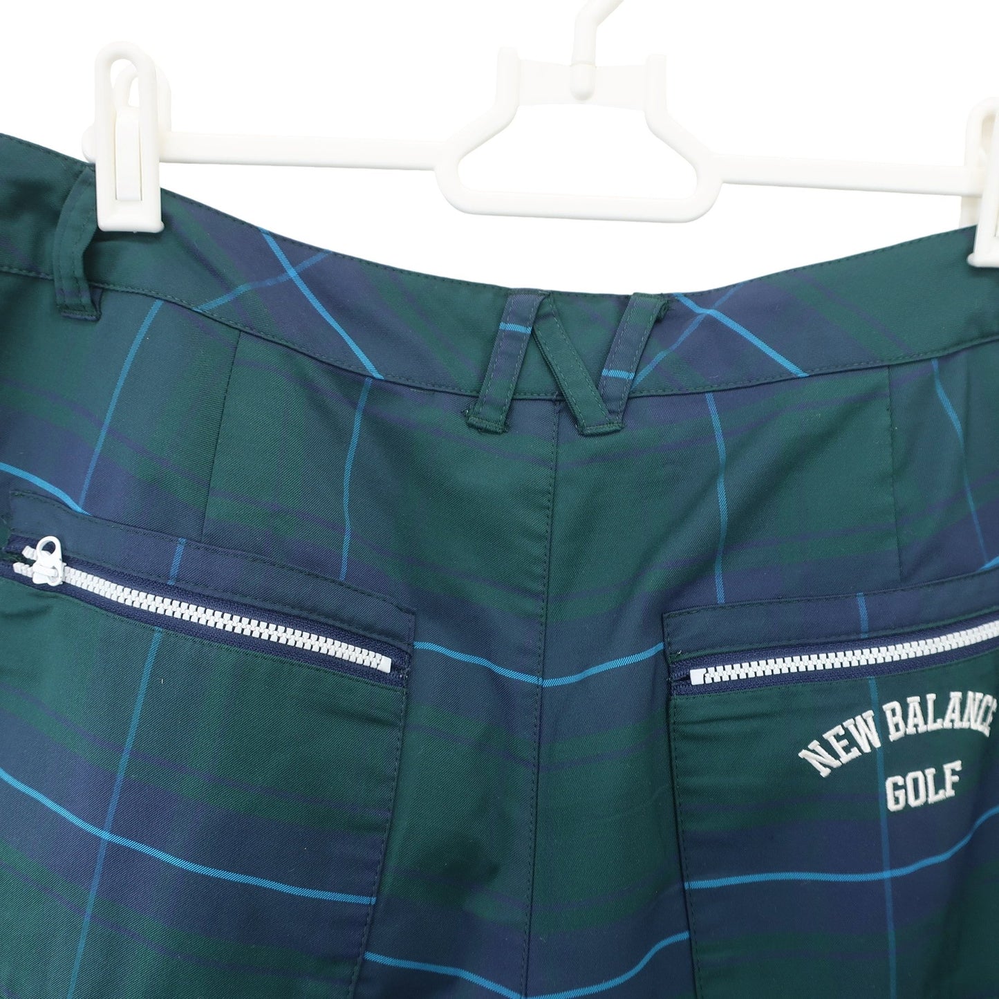New Balance golf1 パンツ 緑チェック レディース 2 012-7131505 A