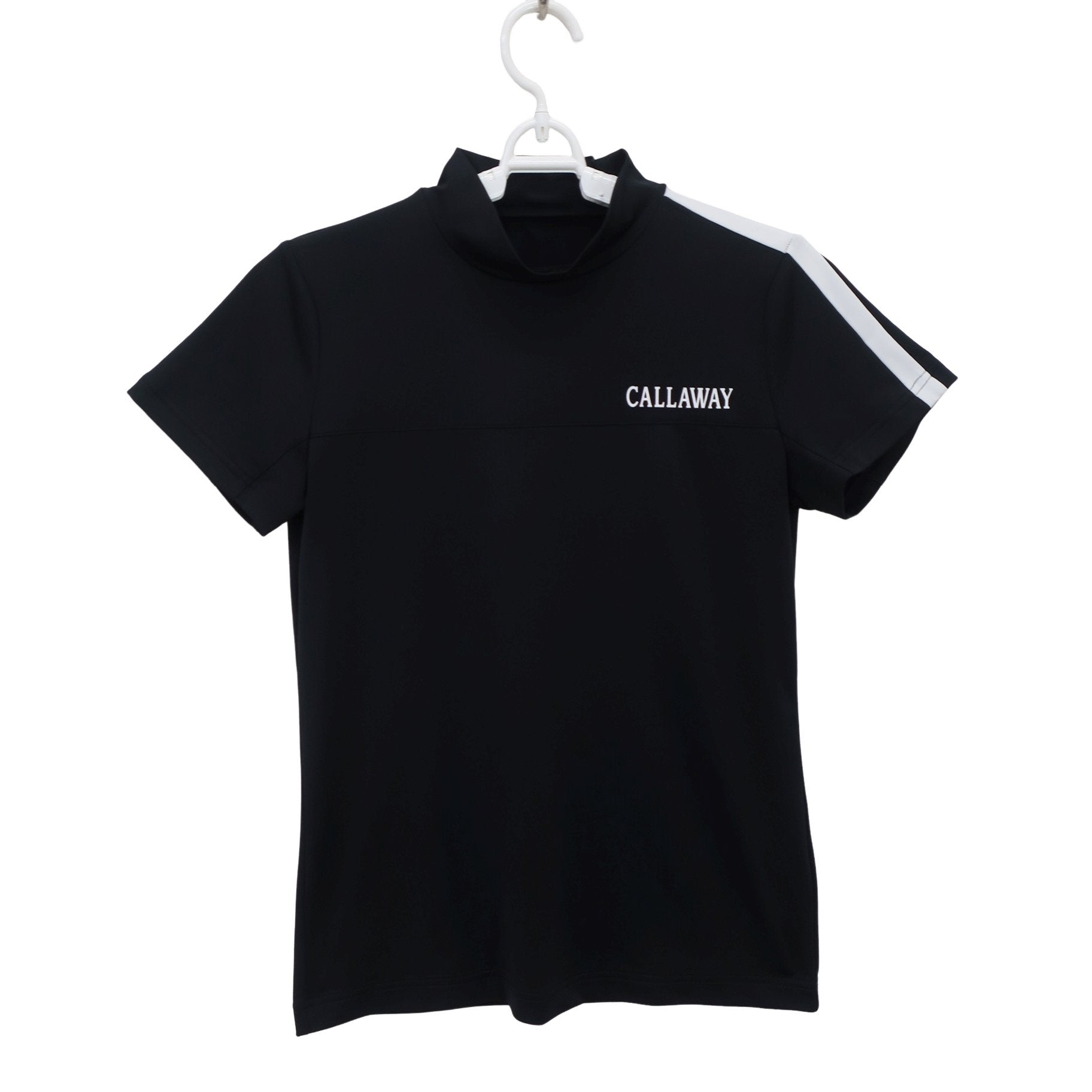 Callaway(キャロウェイ) 半袖モックネックシャツ 黒 レディース S C23134201 A