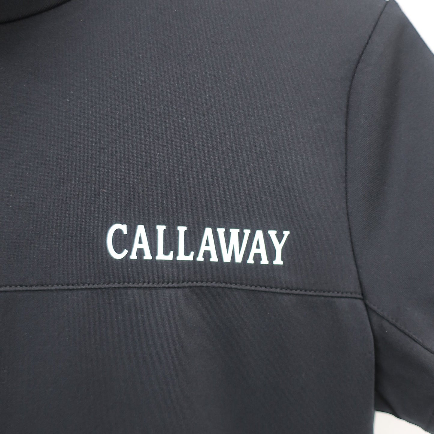 Callaway(キャロウェイ) 半袖モックネックシャツ 黒 レディース S C23134201 A