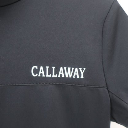 Callaway(キャロウェイ) 半袖モックネックシャツ 黒 レディース S C23134201 A