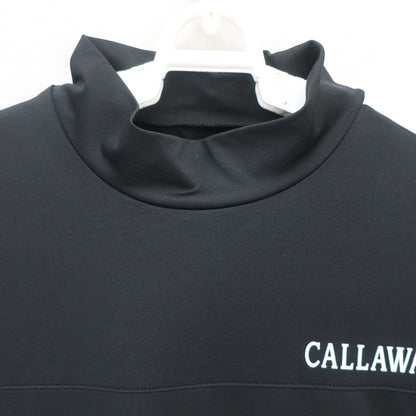 Callaway(キャロウェイ) 半袖モックネックシャツ 黒 レディース S C23134201 A