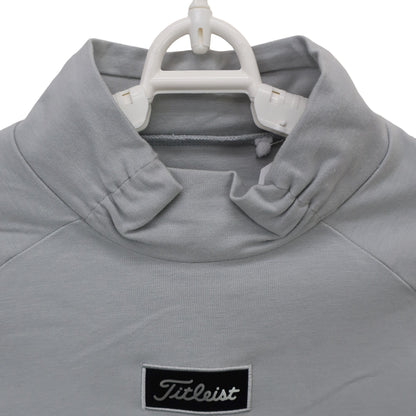 Titleist(タイトリスト) 長袖モックネックシャツ グレー レディース M A