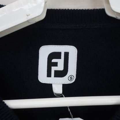 FOOTJOY(フットジョイ) ニットベスト ネイビーグレーアーガイル柄 レディース S A