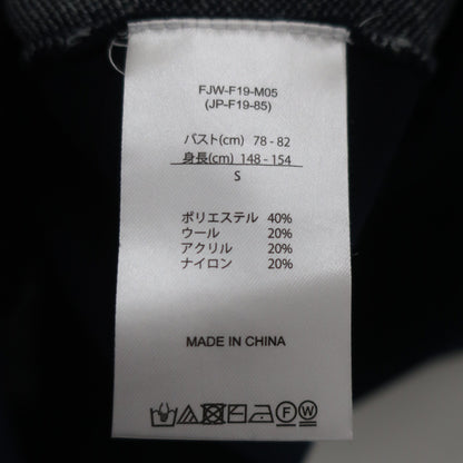 FOOTJOY(フットジョイ) ニットベスト ネイビーグレーアーガイル柄 レディース S A
