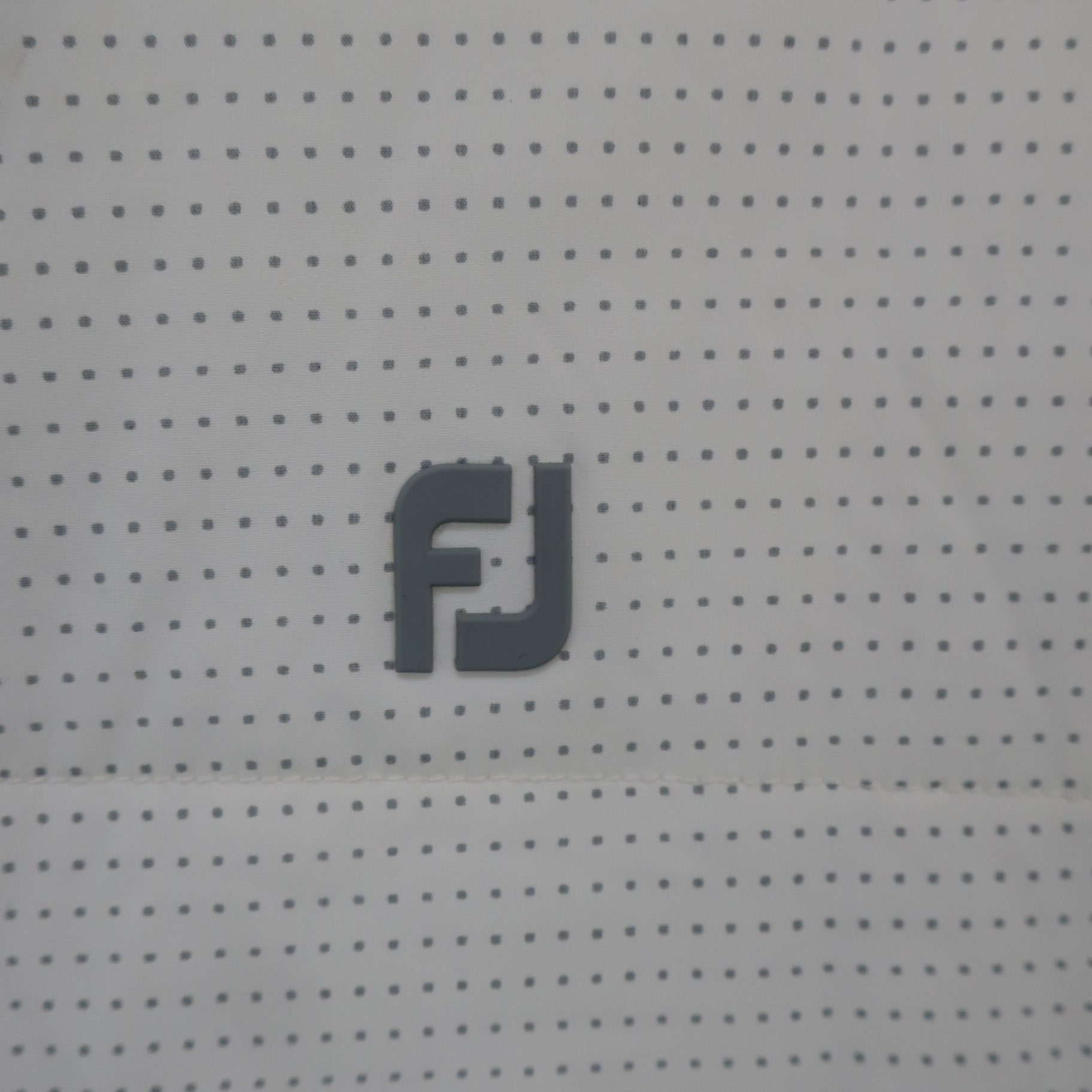 FOOTJOY(フットジョイ) ダウンジャケット 白グレードット柄 レディース S A