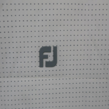 FOOTJOY(フットジョイ) ダウンジャケット 白グレードット柄 レディース S A
