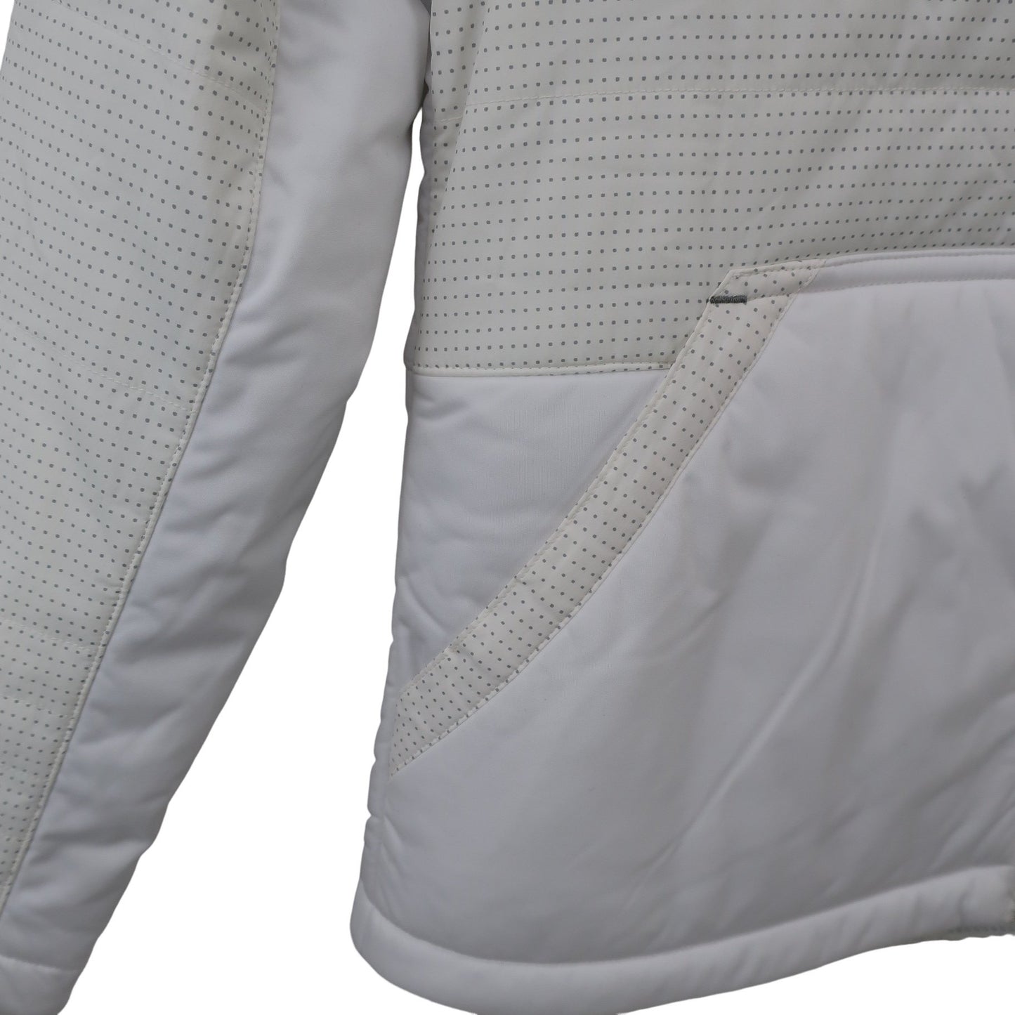 FOOTJOY(フットジョイ) ダウンジャケット 白グレードット柄 レディース S A
