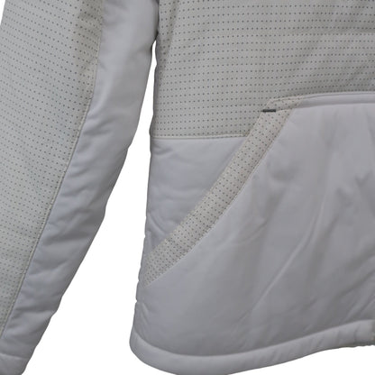 FOOTJOY(フットジョイ) ダウンジャケット 白グレードット柄 レディース S A