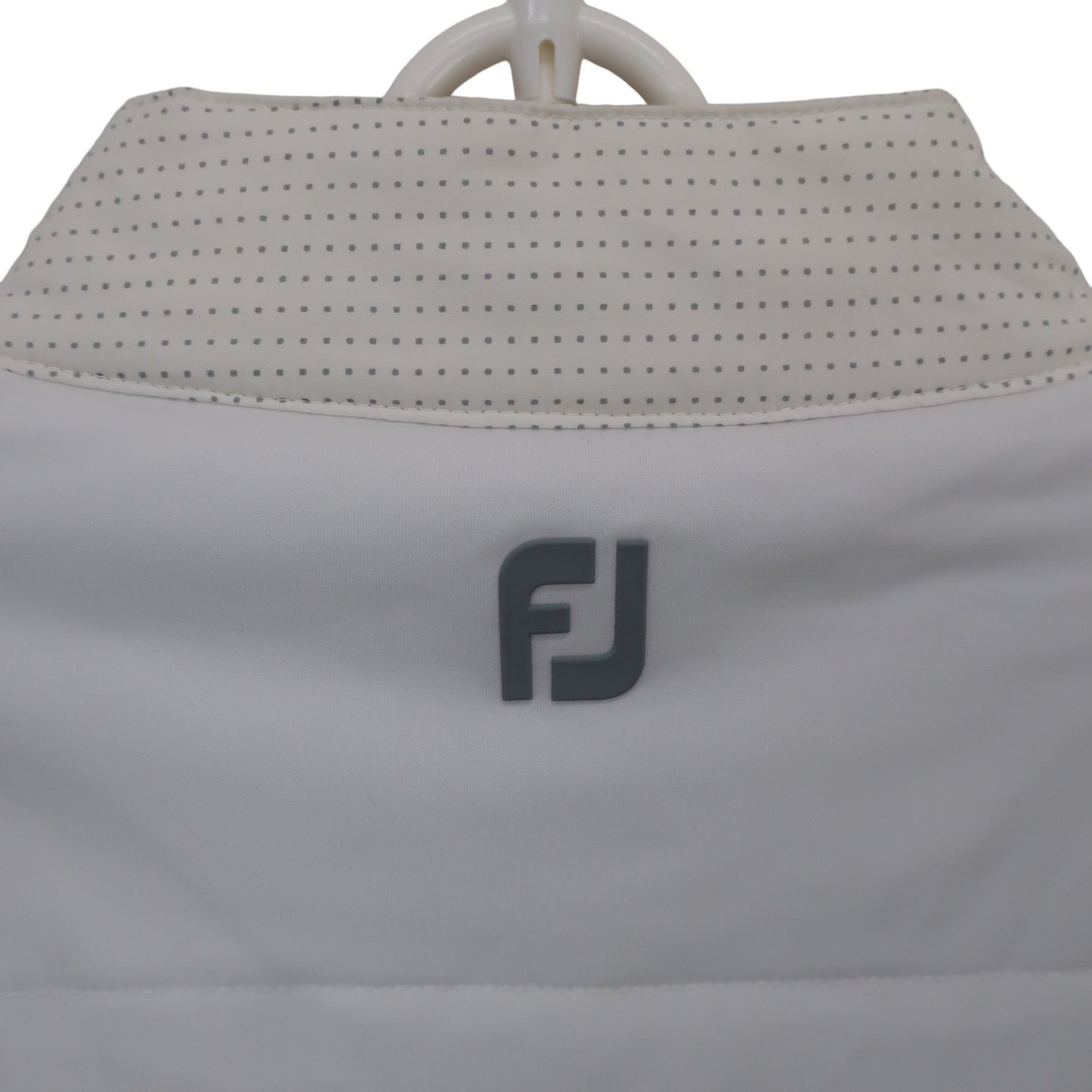 FOOTJOY(フットジョイ) ダウンジャケット 白グレードット柄 レディース S A