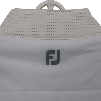 FOOTJOY(フットジョイ) ダウンジャケット 白グレードット柄 レディース S A