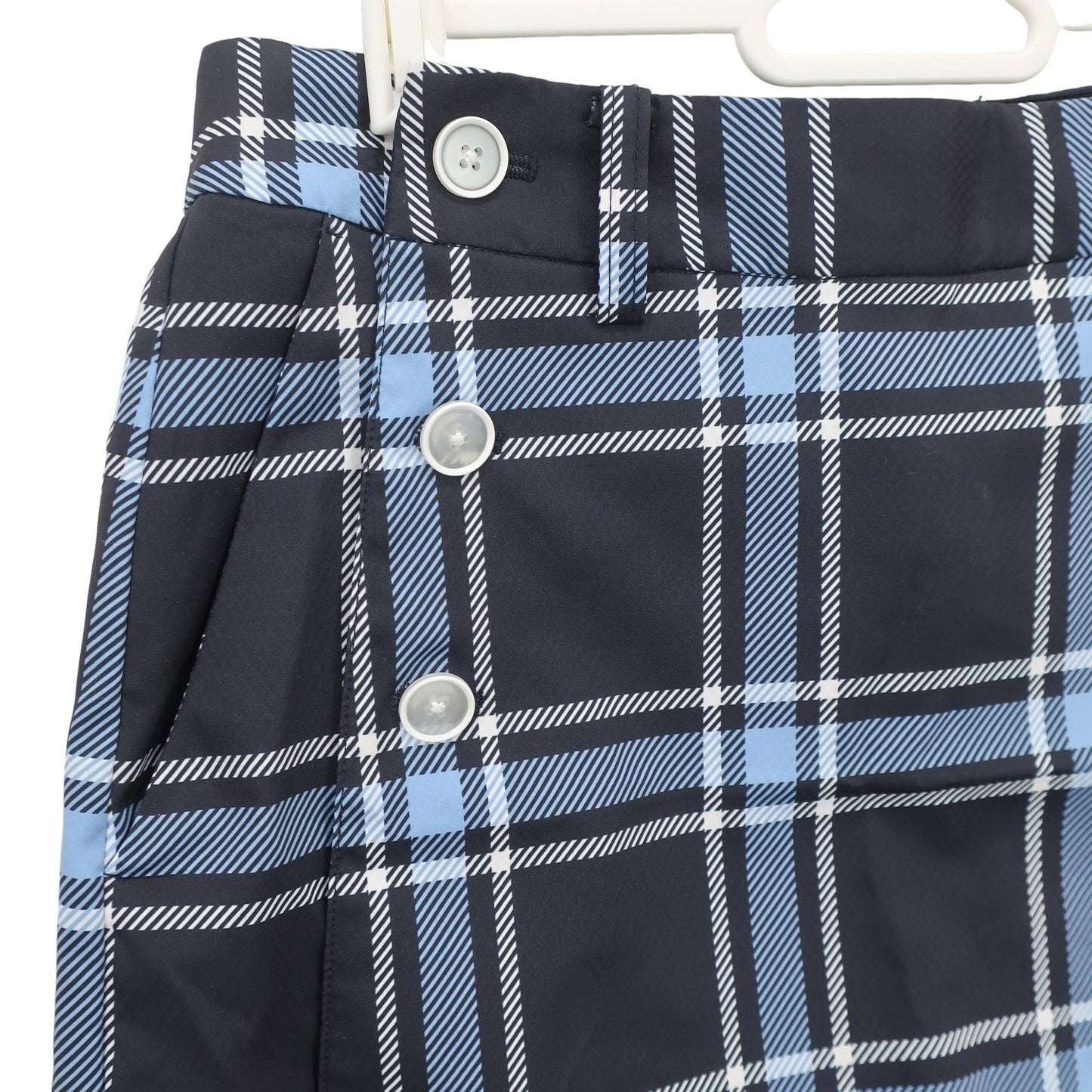 FOOTJOY(フットジョイ) キュロットスカート ネイビー青系チェック レディース M A